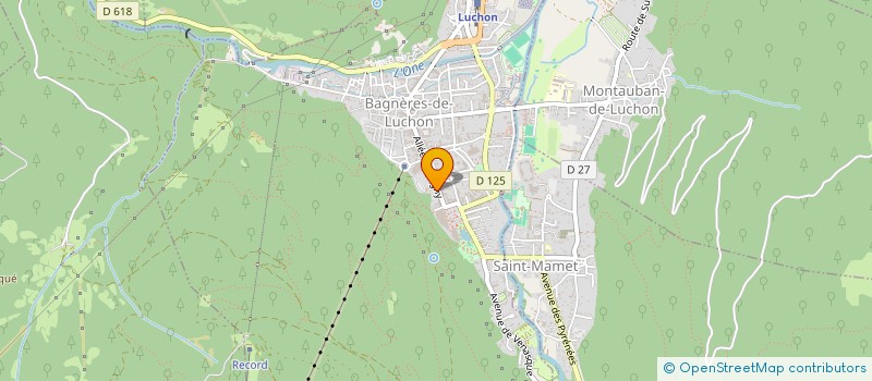 localisation de l'entreprise LE BOCAGE à BAGNERES-DE-LUCHON
