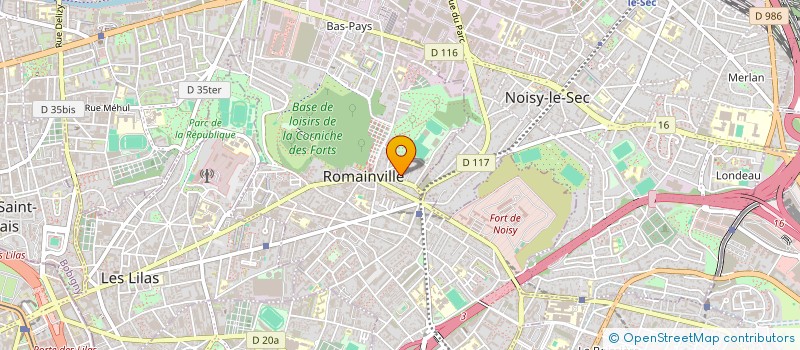 localisation de l'entreprise LE BOCAGE à ROMAINVILLE