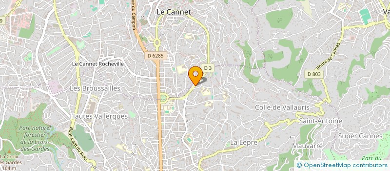 localisation de l'entreprise LE BOCAGE CTIM  CANNES