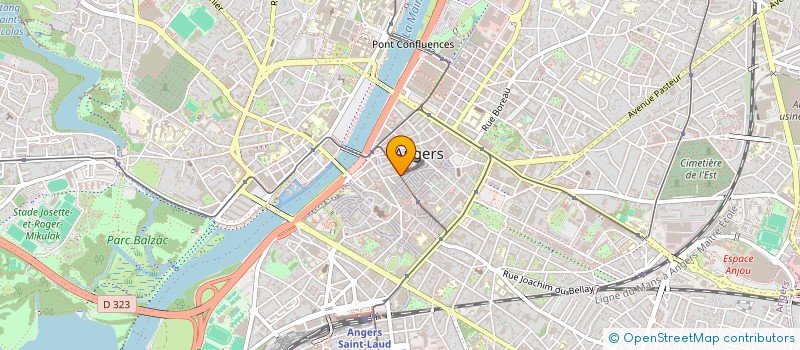 localisation de l'entreprise LE BOCAL, BUREAU OFFICIEL DES CREATEURS ANGEVINS LUDIQUES à ANGERS