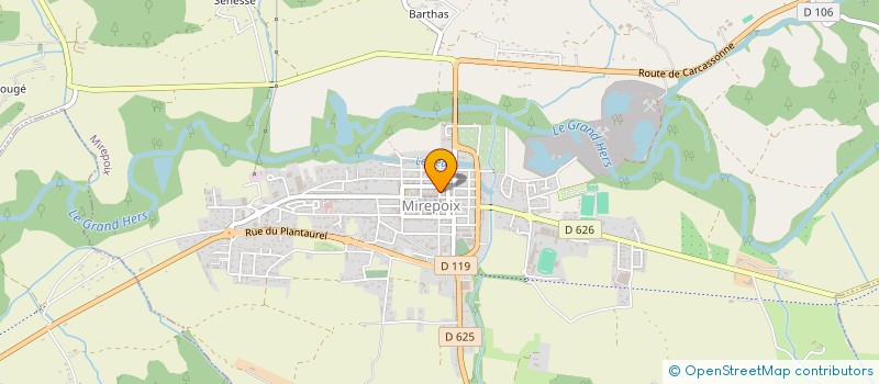 localisation de l'entreprise LE BOCAL DES CREATEURS à MIREPOIX