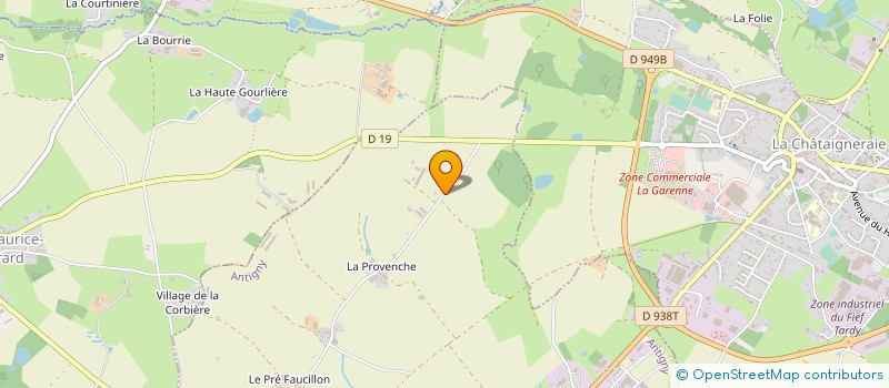 localisation de l'entreprise LE BOCAP  ANTIGNY