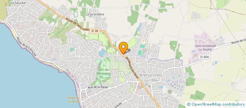 localisation de l'entreprise LE BOCK'ALE à LANDEVIEILLE