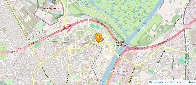 localisation de l'entreprise LE BODRUM à ANGERS