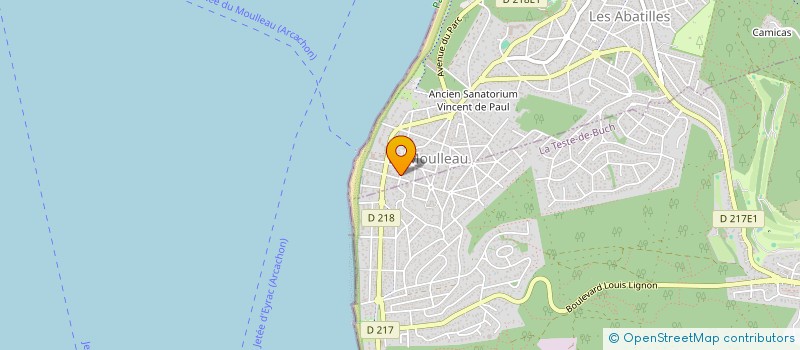 localisation de l'entreprise LE BODY STUDIO  ARCACHON