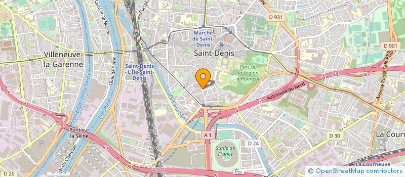 localisation de l'entreprise LE BOEUF EST AU 20 à SAINT-DENIS