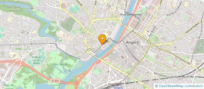 localisation de l'entreprise LE BOEUF GRAS à ANGERS