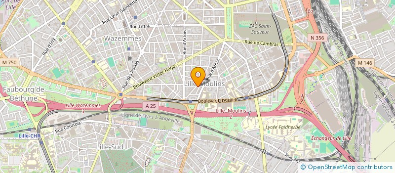 localisation de l'entreprise LE BOEUF LIMOUSIN à LILLE