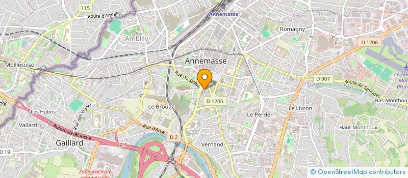 localisation de l'entreprise LE BOEUF  SAINT ANDRE  ANNEMASSE