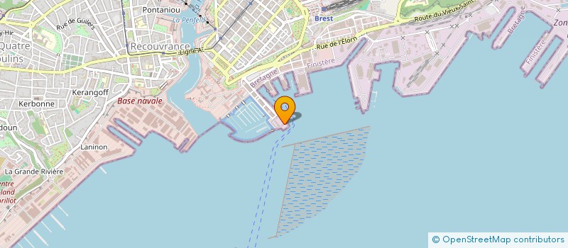 localisation de l'entreprise LE BOEUF SUR LE QUAI à BREST