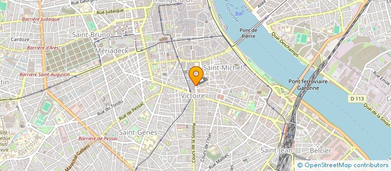 localisation de l'entreprise LE BOEUF SUR LE TOIT à BORDEAUX