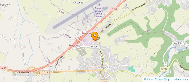 localisation de l'entreprise LE BOHEC ARMOR ELECTRICITE  TREMUSON