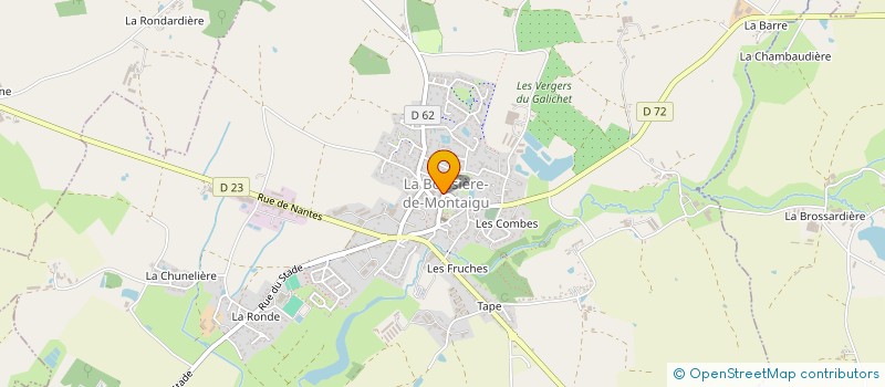 localisation de l'entreprise LE BOICERIA  LA BOISSIERE-DE-MONTAIGU