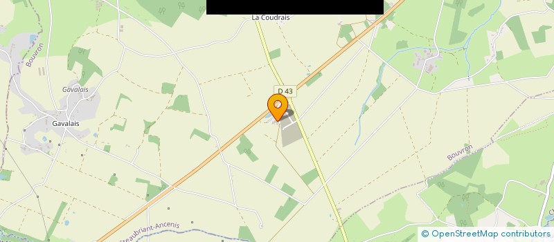 localisation de l'entreprise LE BOIS AUBIN à NOTRE-DAME-DES-LANDES