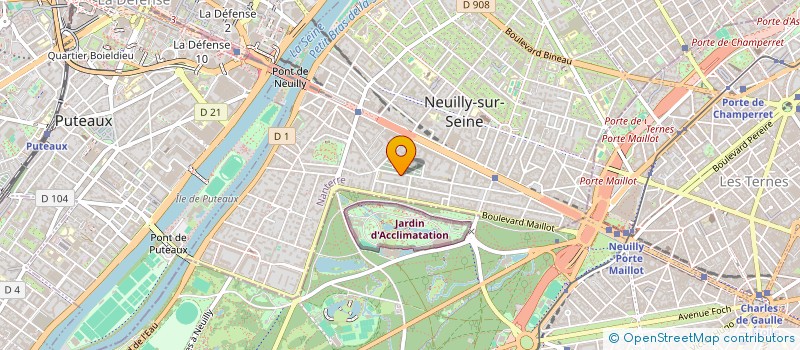 localisation de l'entreprise LE BOIS BOURRU à NEUILLY-SUR-SEINE