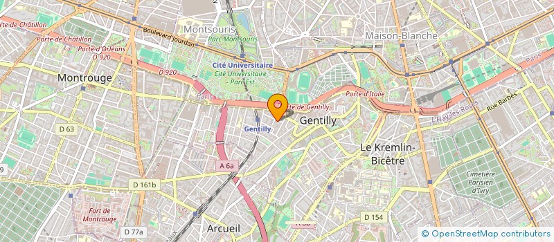 localisation de l'entreprise LE BOIS CARRE  GENTILLY