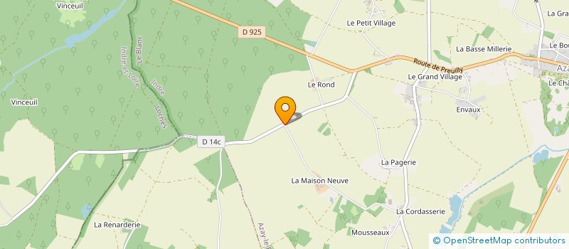 localisation de l'entreprise LE BOIS CARRE à VILLIERS