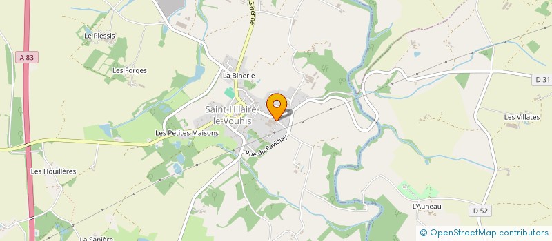 localisation de l'entreprise LE BOIS CINTRE DU BOCAGE à SAINT-HILAIRE-LE-VOUHIS