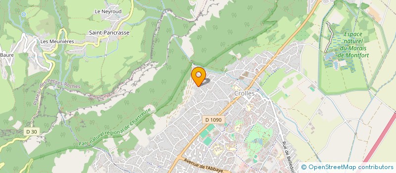 localisation de l'entreprise LE BOIS CORNU  CROLLES