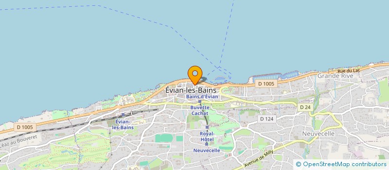 localisation de l'entreprise LE BOIS COSY  EVIAN-LES-BAINS