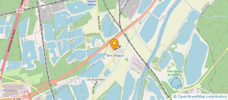 localisation de l'entreprise LE BOIS D'AGEUX  LONGUEIL-SAINTE-MARIE