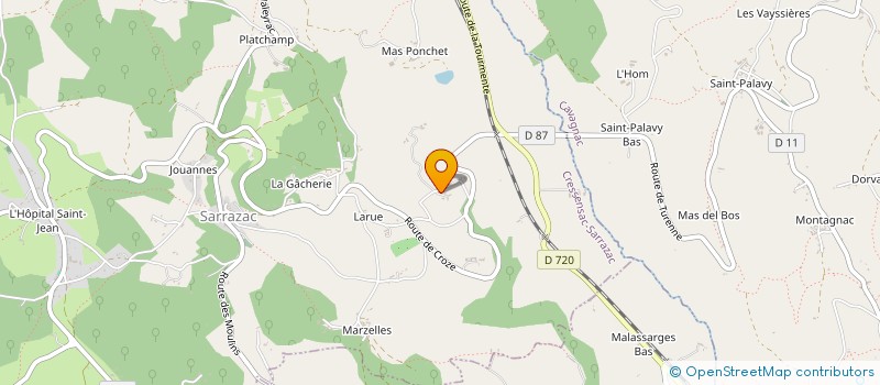 localisation de l'entreprise LE BOIS D AMALTHEE DISTRIBUTION à LE VIGNON-EN-QUERCY