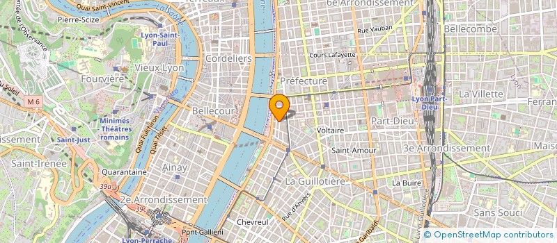 localisation de l'entreprise LE BOIS D'AMO  LYON