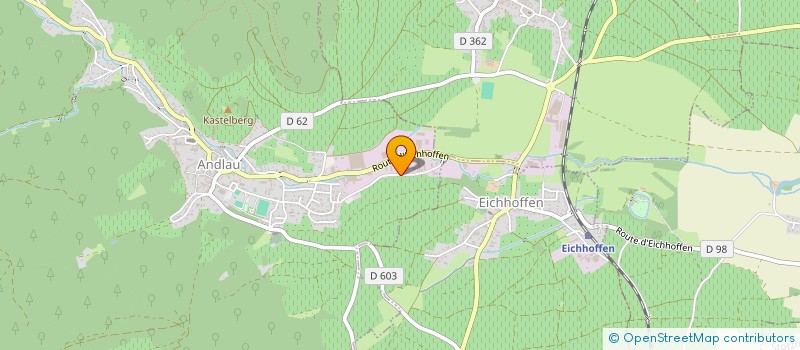 localisation de l'entreprise LE BOIS D'ART à ANDLAU