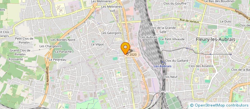 localisation de l'entreprise LE BOIS D'EBENE à ORLEANS