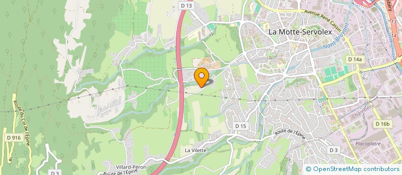 localisation de l'entreprise LE BOIS D'EUGENE  LA MOTTE-SERVOLEX