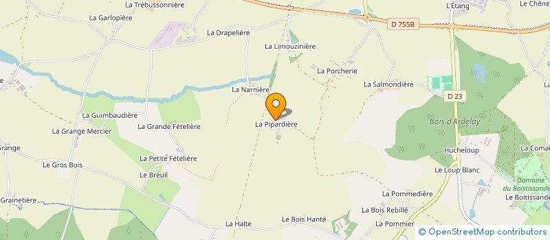 localisation de l'entreprise LE BOIS D'OLIVIER à LES HERBIERS
