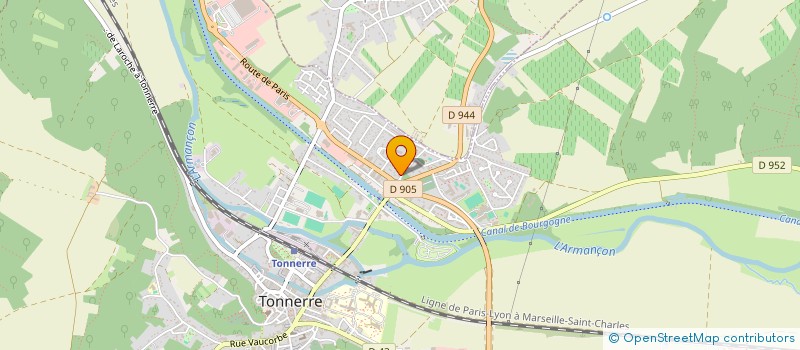 localisation de l'entreprise LE BOIS D'OR  TONNERRE