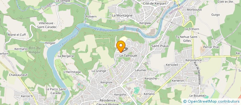 localisation de l'entreprise LE BOIS D'ORGAN  HENNEBONT