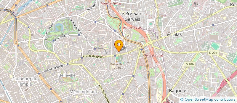 localisation de l'entreprise LE BOIS D'ORME  PARIS