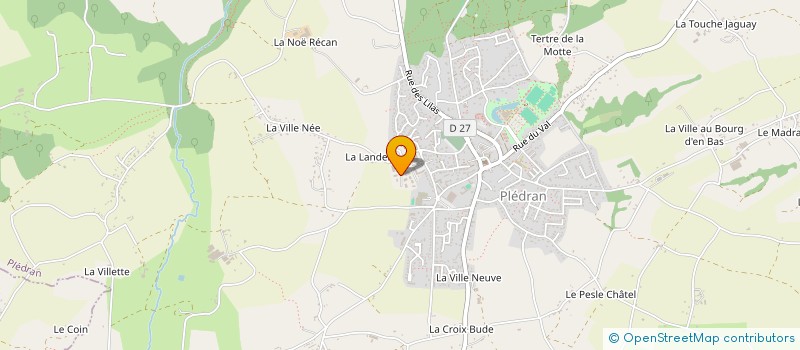 localisation de l'entreprise LE BOIS DANS L'AME à PLEDRAN