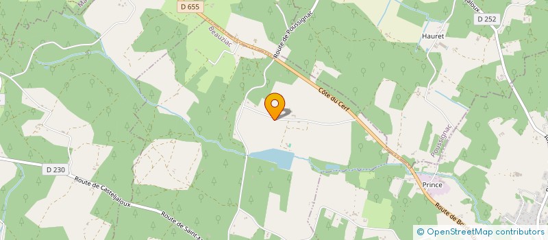 localisation de l'entreprise LE BOIS DE BEAUZIAC à BEAUZIAC