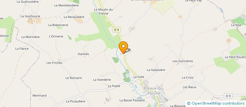 localisation de l'entreprise LE BOIS DE CROCHET à PERCHE-EN-NOCE