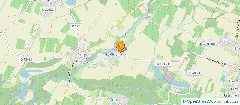 localisation de l'entreprise LE BOIS DE DIREE  PRIGNAC