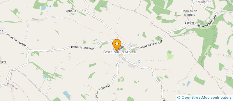 localisation de l'entreprise LE BOIS DE HAUMONT  FLEURANCE