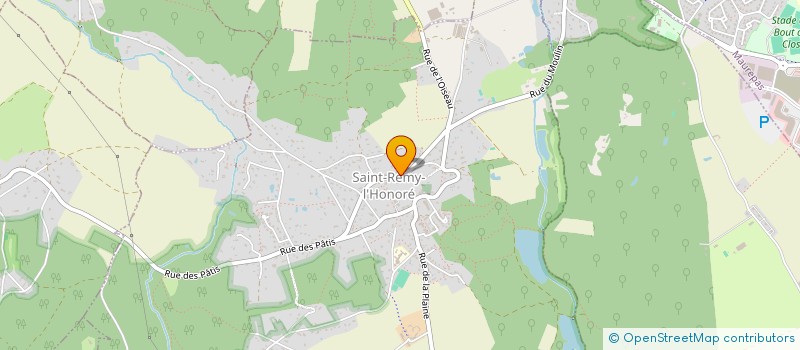 localisation de l'entreprise LE BOIS DE JAULDES  LES ESSARTS-LE-ROI