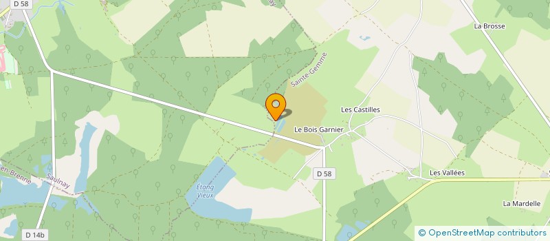 localisation de l'entreprise LE BOIS DE L'ASSOS à BUZANCAIS