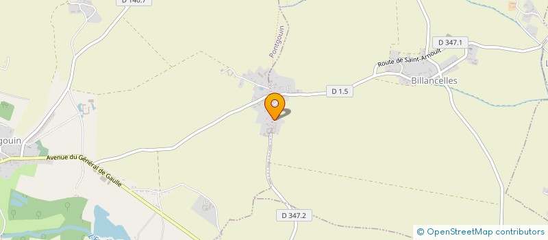 localisation de l'entreprise LE BOIS DE LA CHARMOIE à SAINT-ARNOULT-DES-BOIS