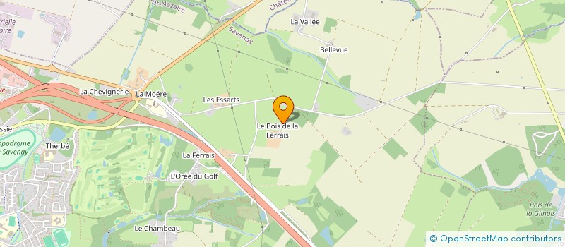 localisation de l'entreprise LE BOIS DE LA FERRAIS à SAVENAY