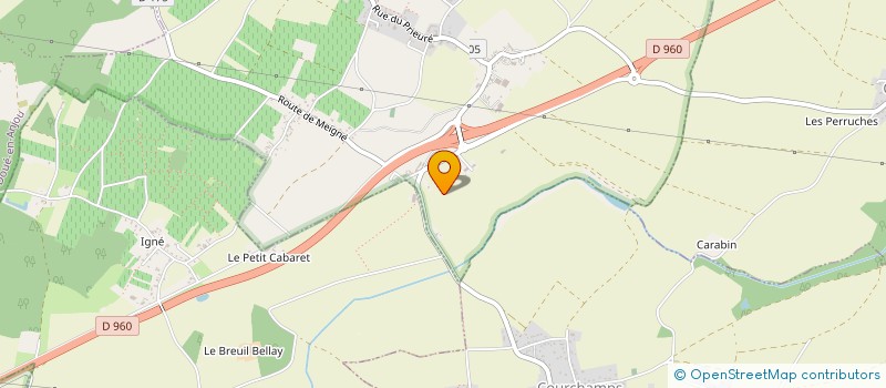 localisation de l'entreprise LE BOIS DE LA GARENNE  LES ULMES