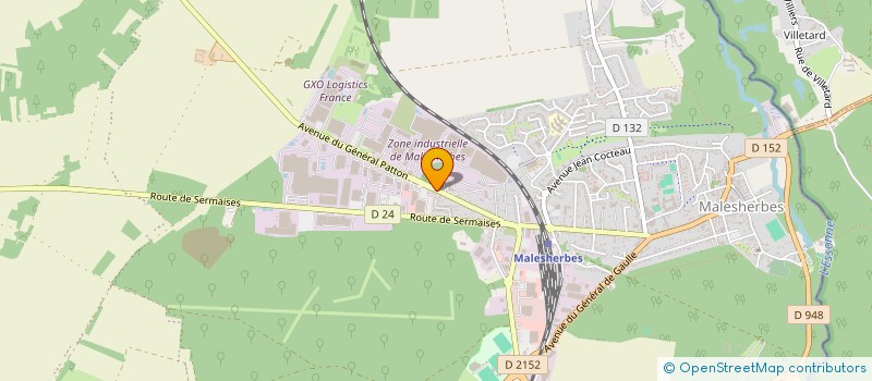 localisation de l'entreprise LE BOIS DE LA JUSTICE à LE MALESHERBOIS