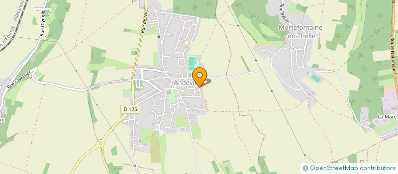 localisation de l'entreprise LE BOIS DE LA PUCELLERIE  ANDEVILLE