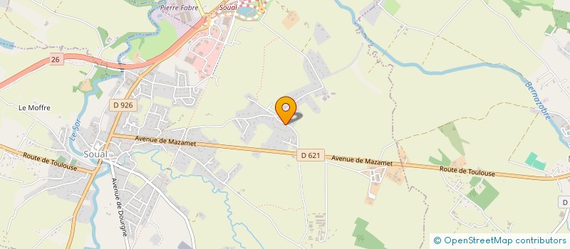 localisation de l'entreprise LE BOIS DE MELEZE  SOUAL