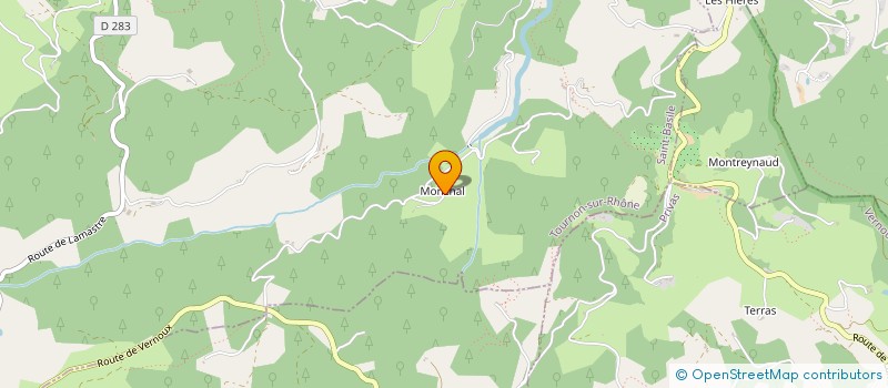 localisation de l'entreprise LE BOIS DE MONTCHAL  SAINT-BASILE