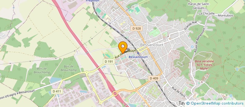 localisation de l'entreprise LE BOIS DE POELE 23  BESSANCOURT