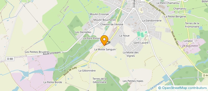 localisation de l'entreprise LE BOIS DE SULLY A.C.  CHATENOY